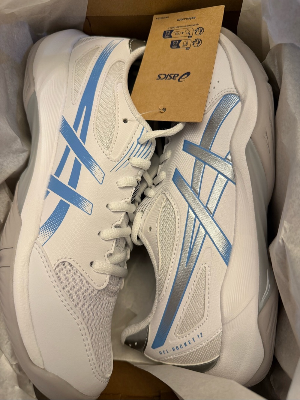 ASICS Gel Rocket 12 size 8.5 court shoe